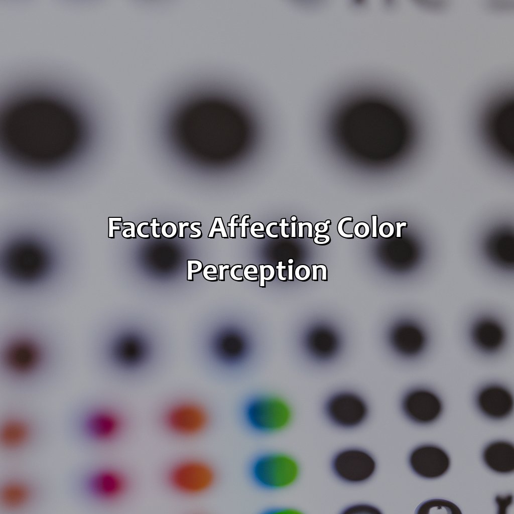 Factors Affecting Color Perception  - As People Age, What Alters Their Perception Of Color?, 