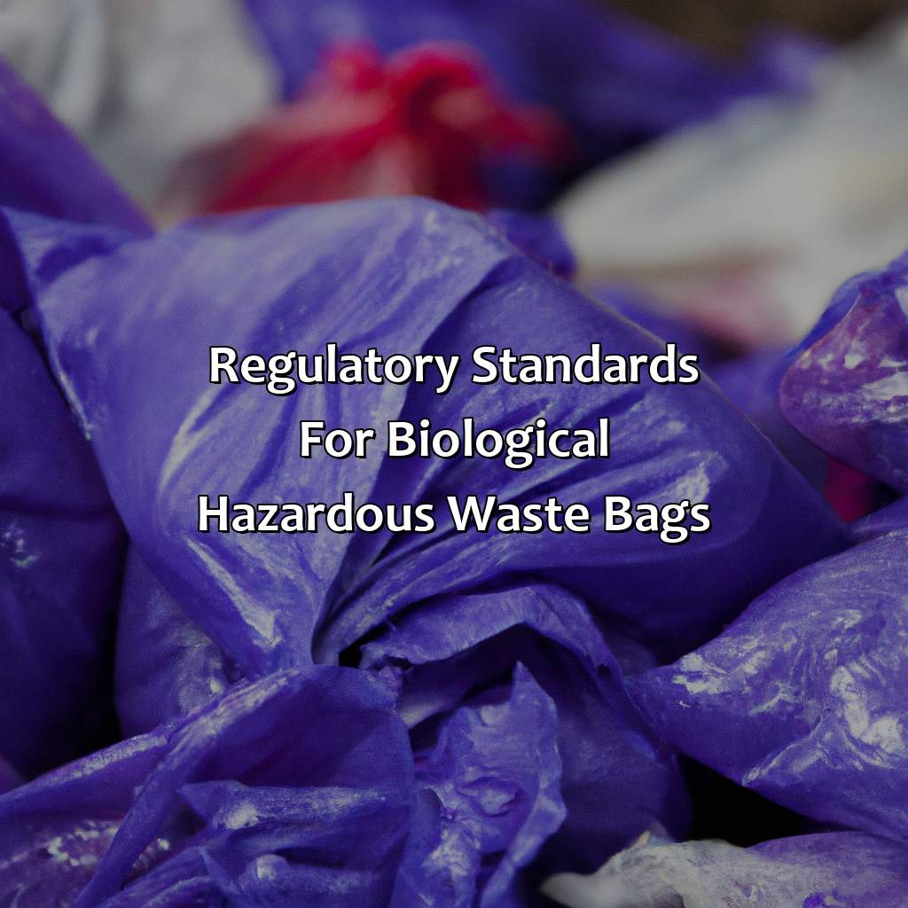 Regulatory Standards For Biological Hazardous Waste Bags  - Biological Hazardous Waste Bags Should Be What Color, 
