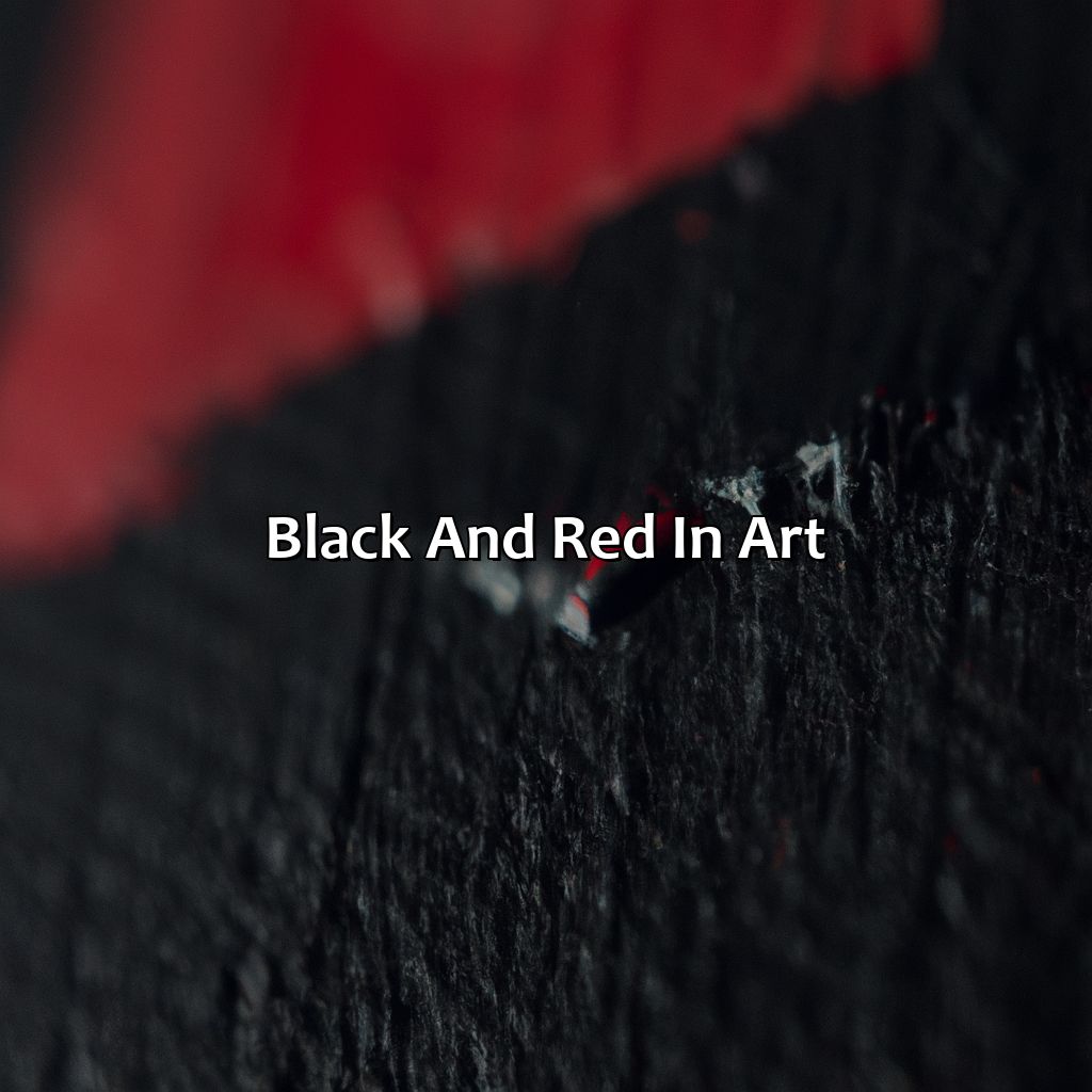Black And Red In Art  - Black And Red Make What Color, 