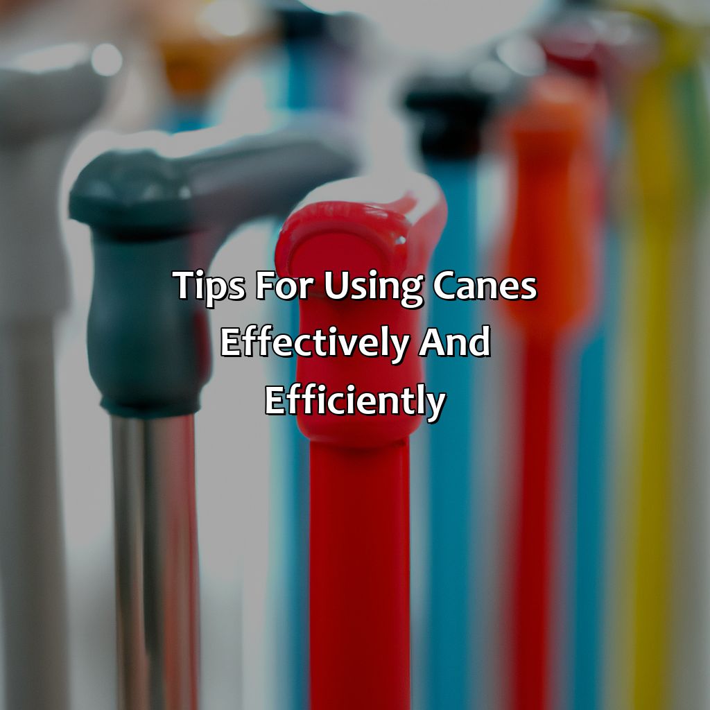 Tips For Using Canes Effectively And Efficiently  - Blind, Partially Blind, Or Disabled Individuals May Carry What Color Cane When Walking?, 