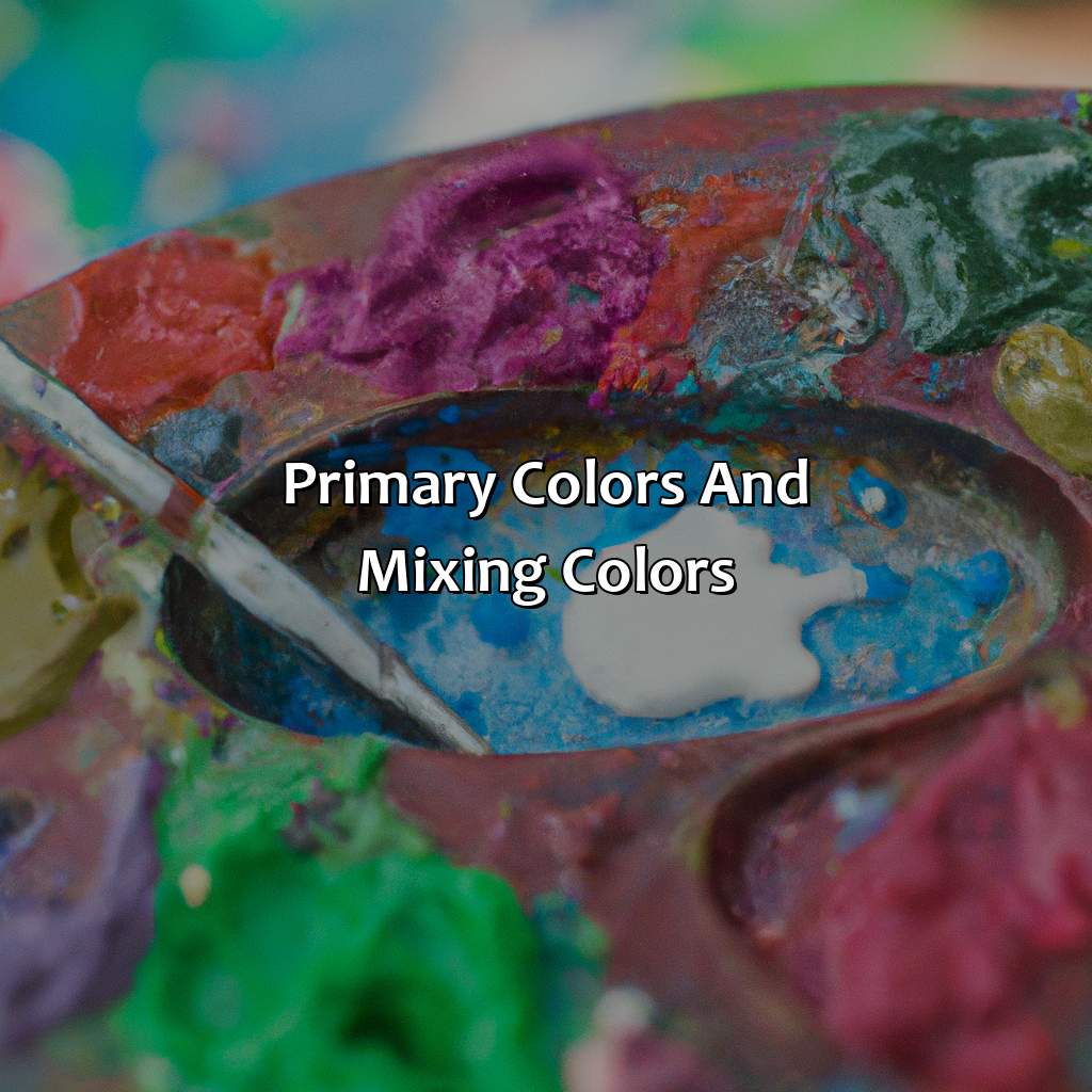 Primary Colors And Mixing Colors  - Blue And Green Make What Color, 