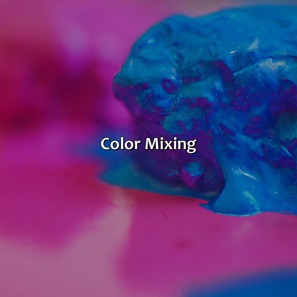 Color Mixing  - Blue And Pink Is What Color, 