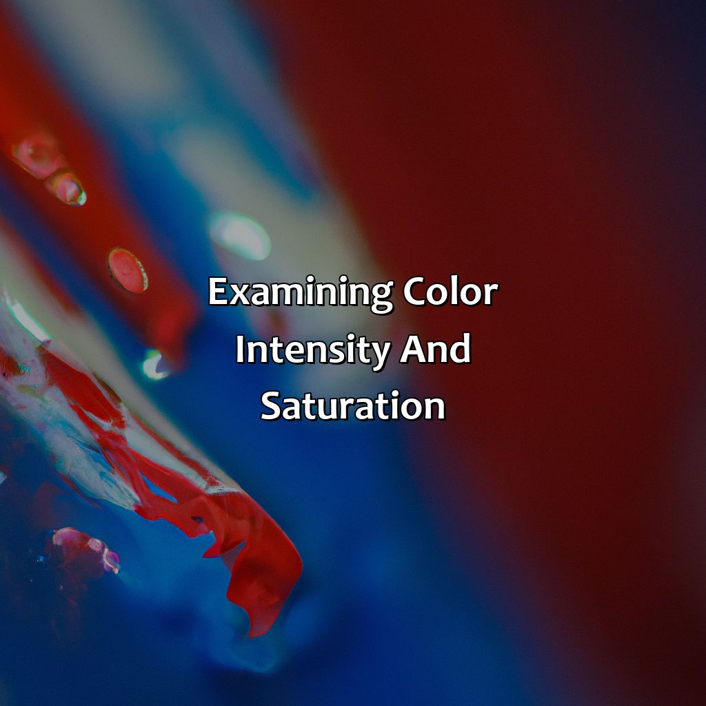 Examining Color Intensity And Saturation  - Blue And Red Makes What Color, 