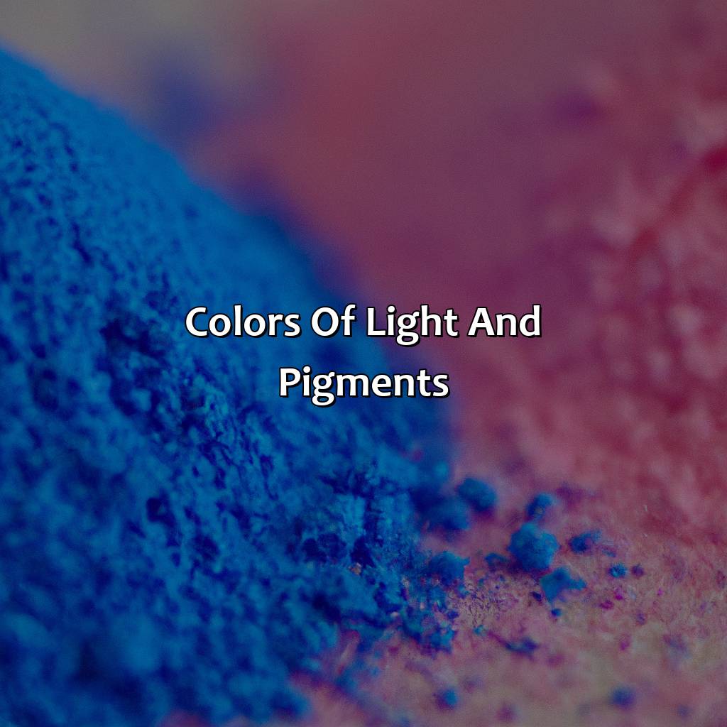 Colors Of Light And Pigments  - Blue Plus Pink Makes What Color, 