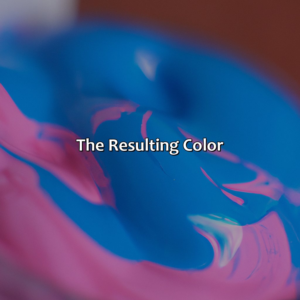 The Resulting Color  - Blue Plus Pink Makes What Color, 