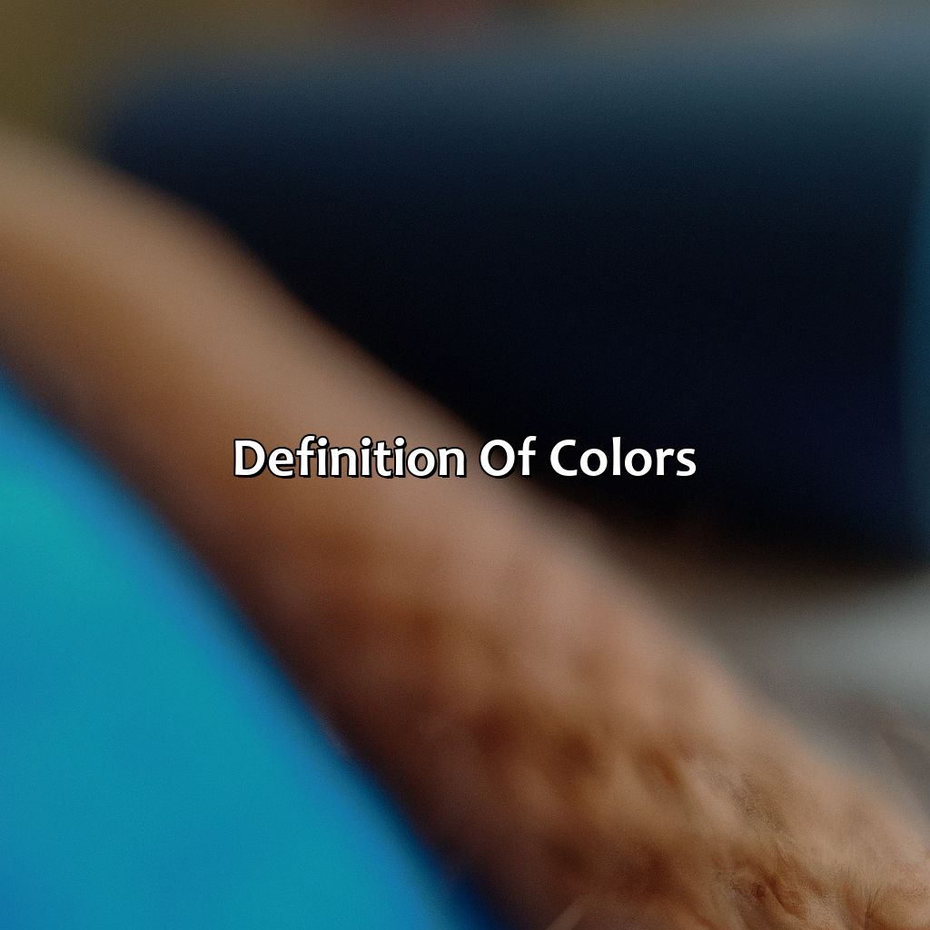 Definition Of Colors  - Brown And Blue Is What Color, 