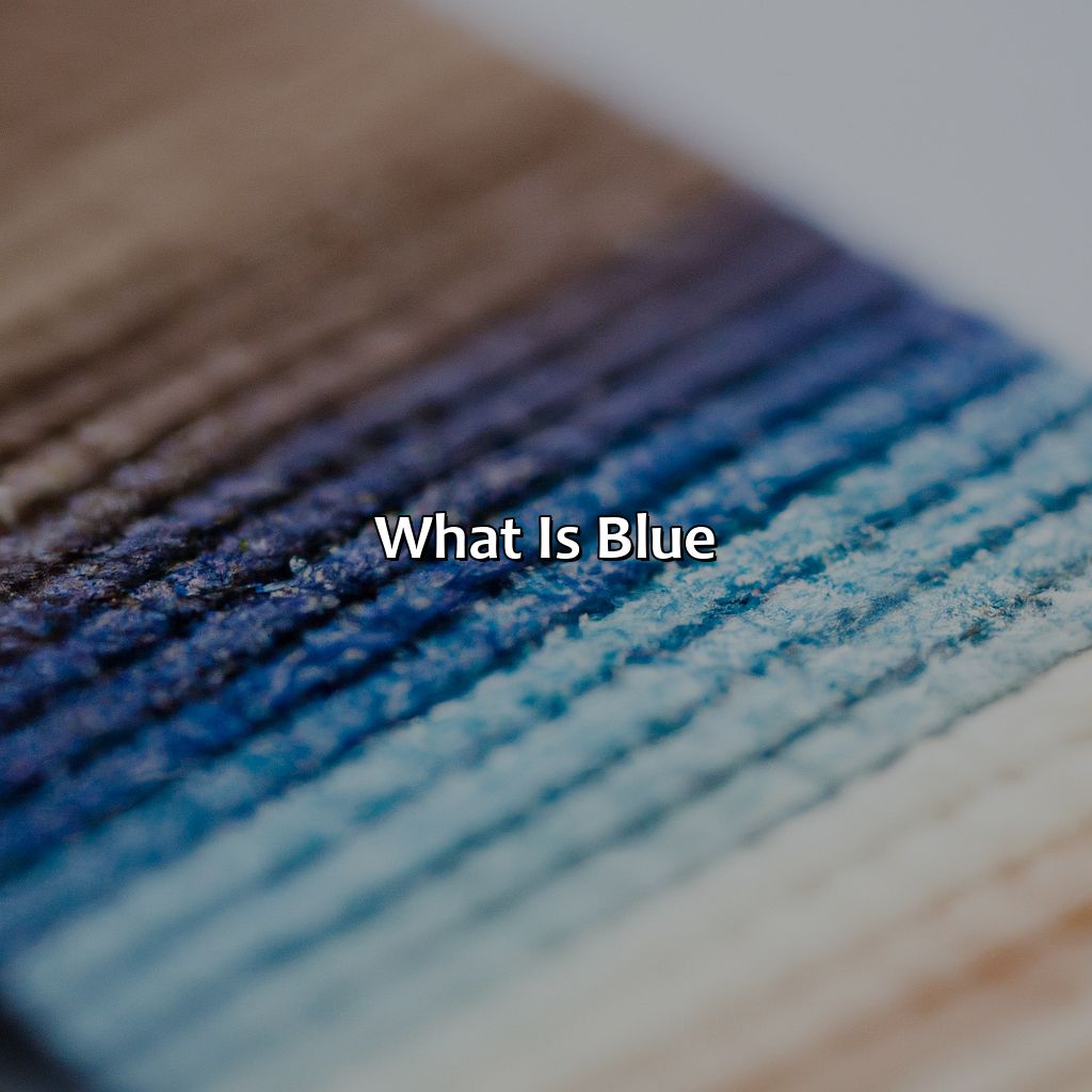 What Is Blue?  - Brown And Blue Is What Color, 
