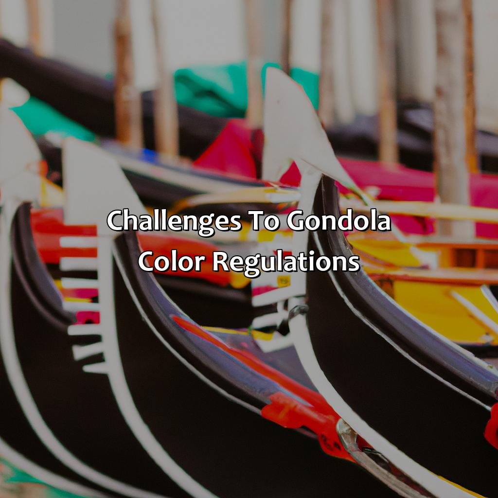 Challenges To Gondola Color Regulations  - By Law, What Color Is A Gondola In Venice, Italy, 