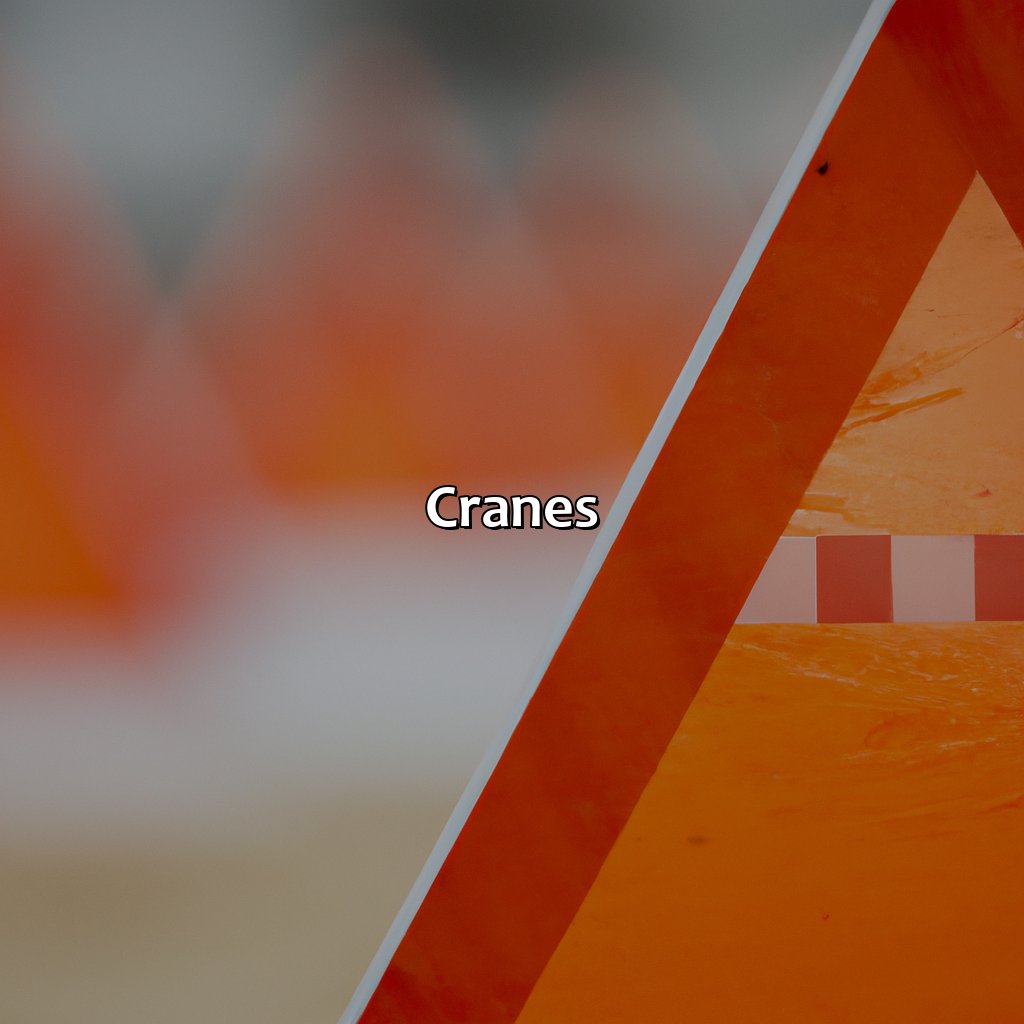 Cranes  - Cones, Barrels, Signs, Large Vehicles, And Lights That Are All Orange In Color Indicate What?, 