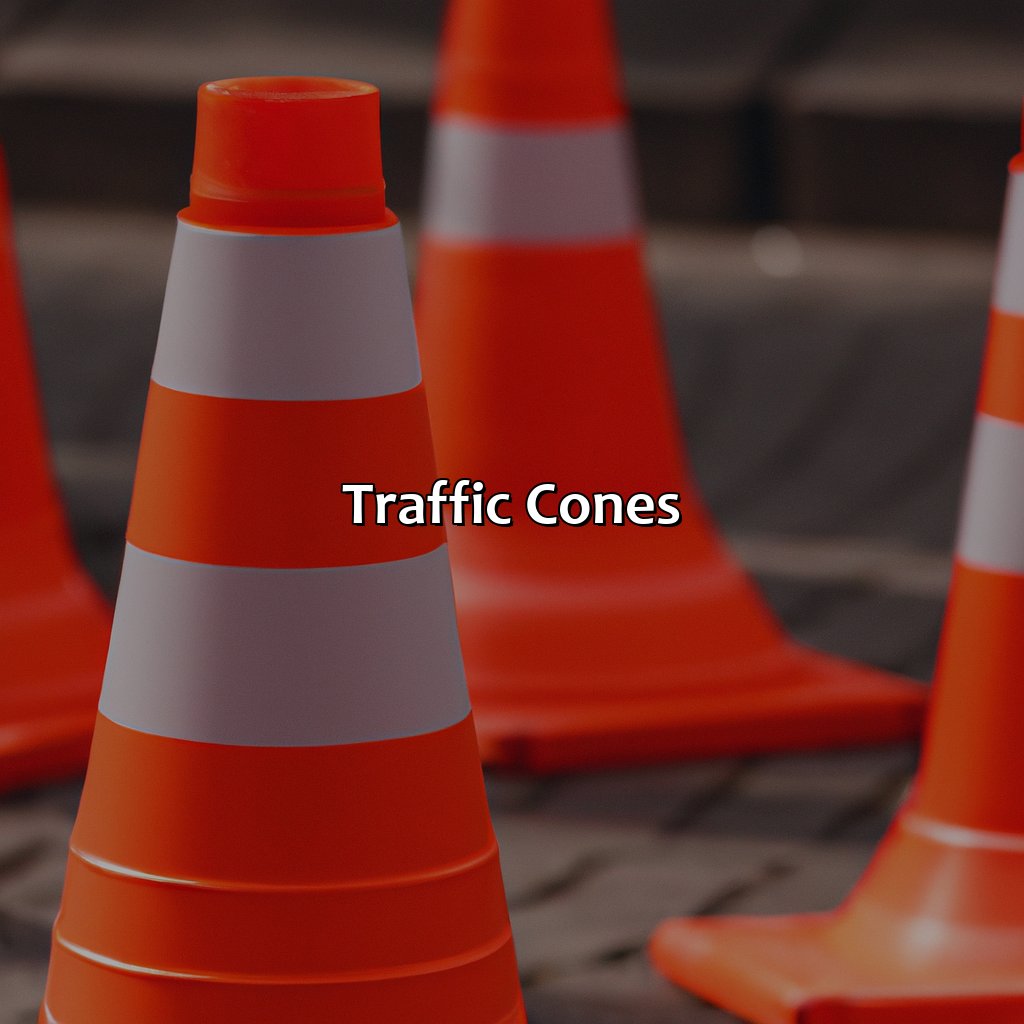 Traffic Cones  - Cones, Barrels, Signs, Large Vehicles, And Lights That Are All Orange In Color Indicate What?, 