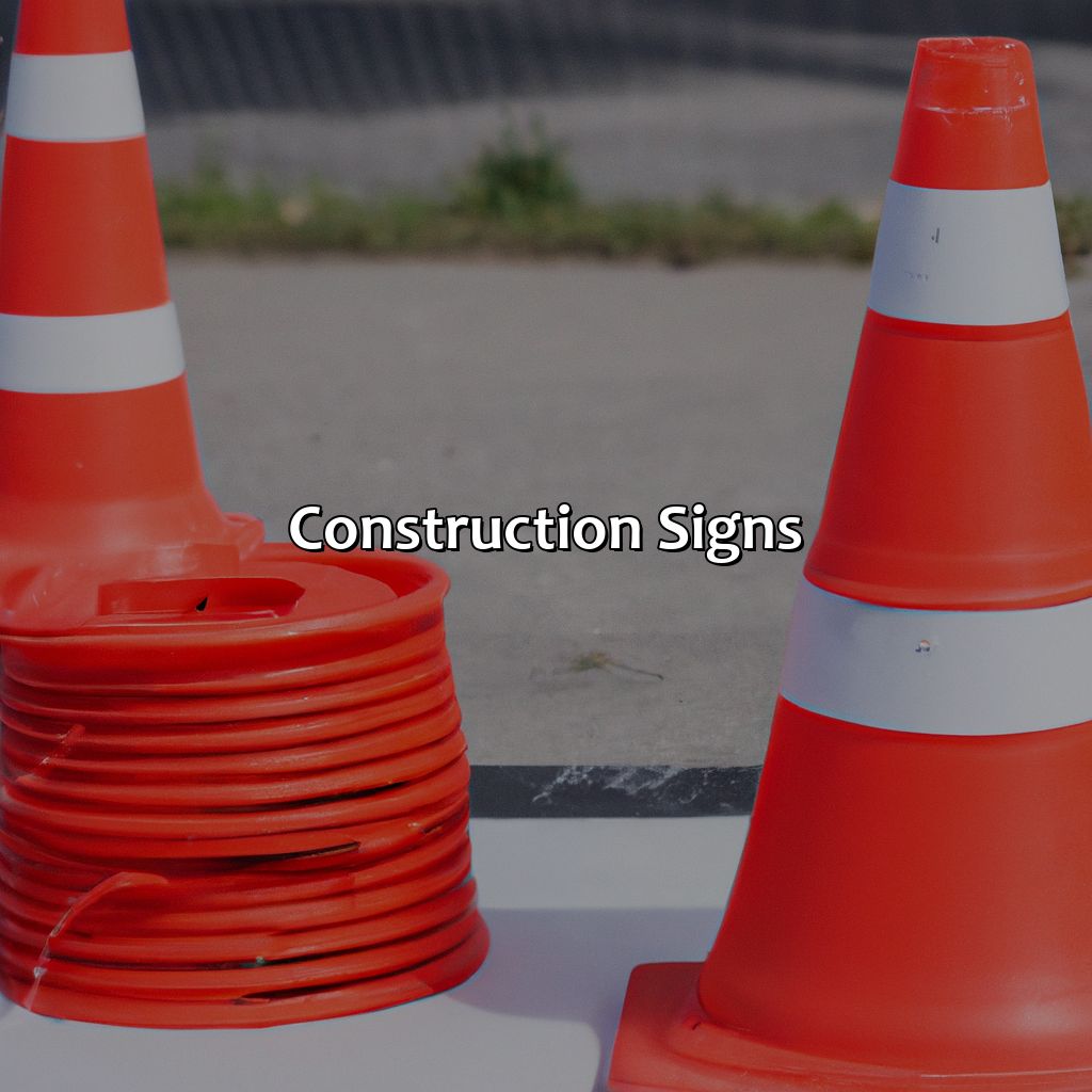 Construction Signs  - Cones, Barrels, Signs, Large Vehicles, And Lights That Are All Orange In Color Indicate What?, 