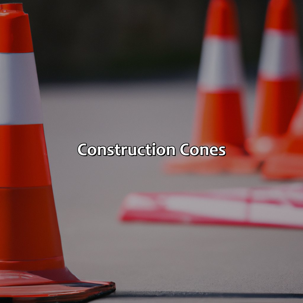 Construction Cones  - Cones, Barrels, Signs, Large Vehicles, And Lights That Are All Orange In Color Indicate What?, 