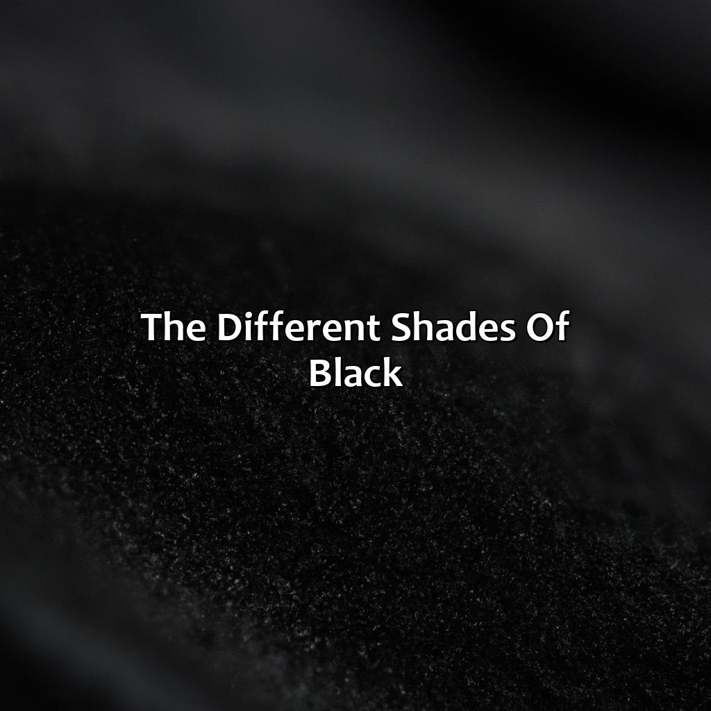 The Different Shades Of Black  - Different Shades Of Black, 