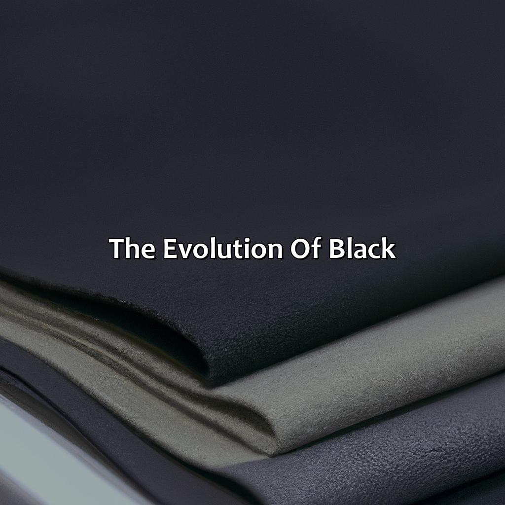 The Evolution Of Black  - Different Shades Of Black, 