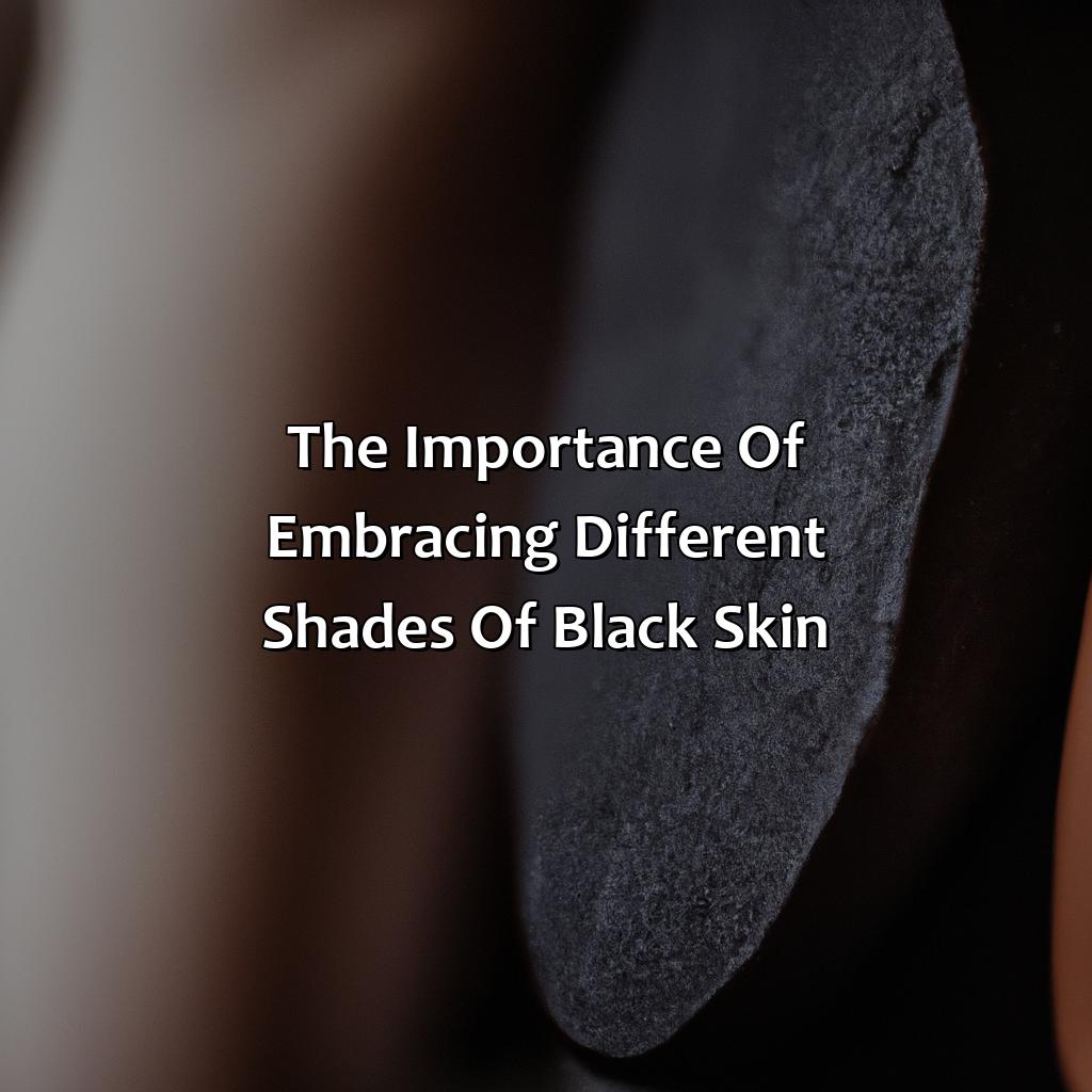 The Importance Of Embracing Different Shades Of Black Skin  - Different Shades Of Black Skin, 