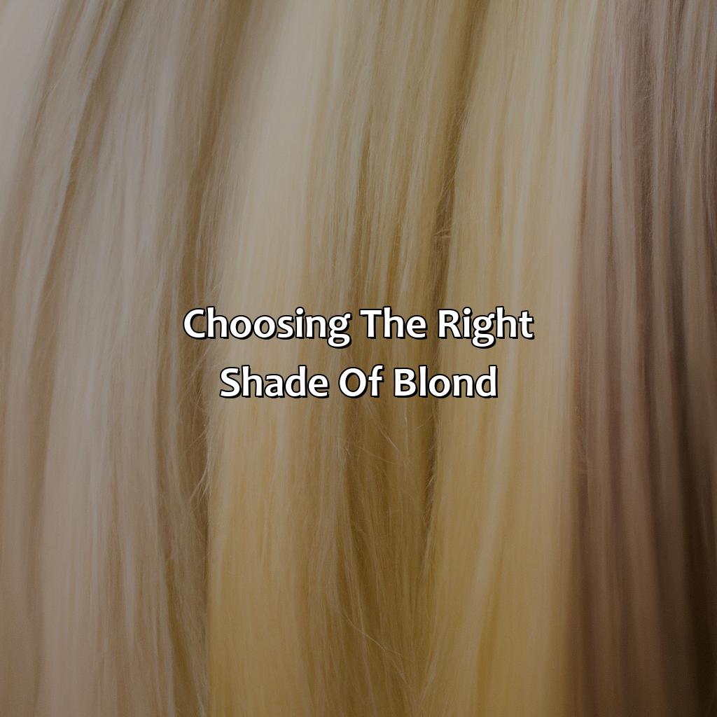 Choosing The Right Shade Of Blond  - Different Shades Of Blond, 