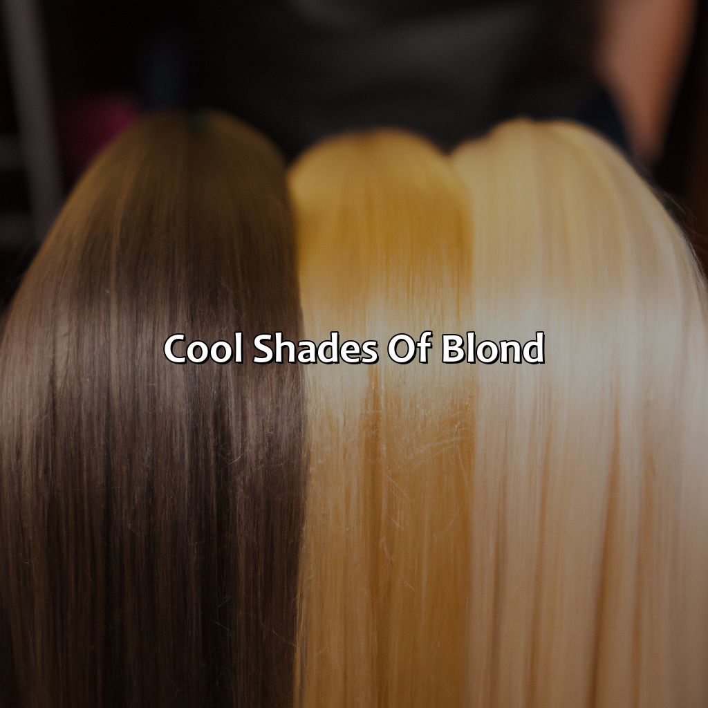 Cool Shades Of Blond  - Different Shades Of Blond, 
