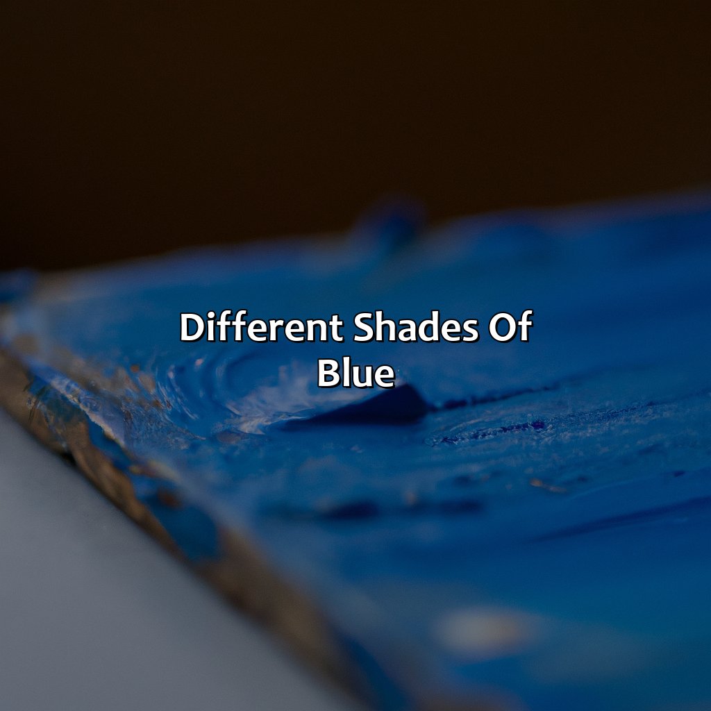 Different Shades Of Blue  - Different Shades Of Blue, 