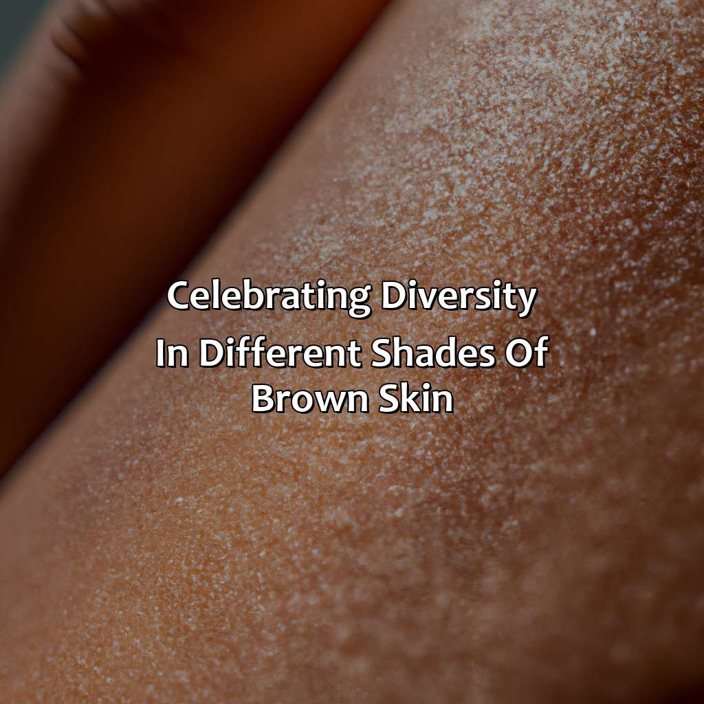 Celebrating Diversity In Different Shades Of Brown Skin  - Different Shades Of Brown Skin, 