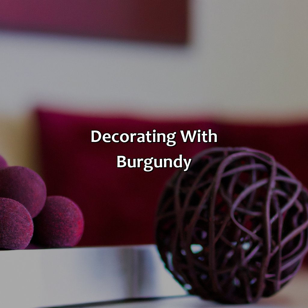Decorating With Burgundy  - Different Shades Of Burgundy, 