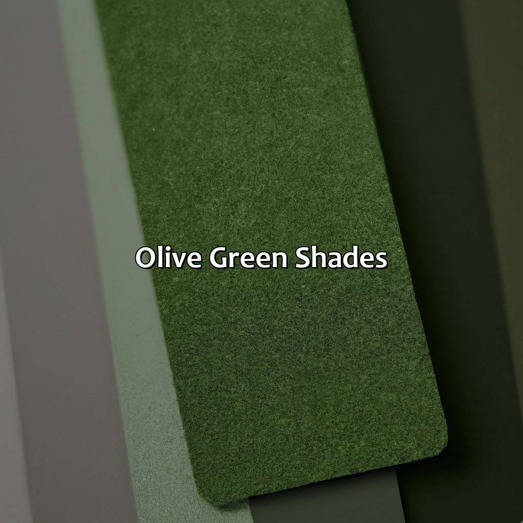 Olive Green Shades  - Different Shades Of Green, 