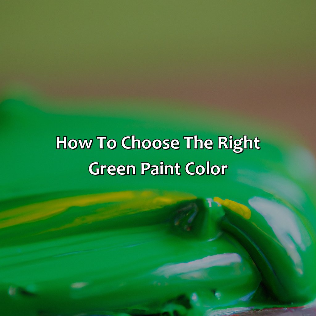 How To Choose The Right Green Paint Color  - Different Shades Of Green Paint, 