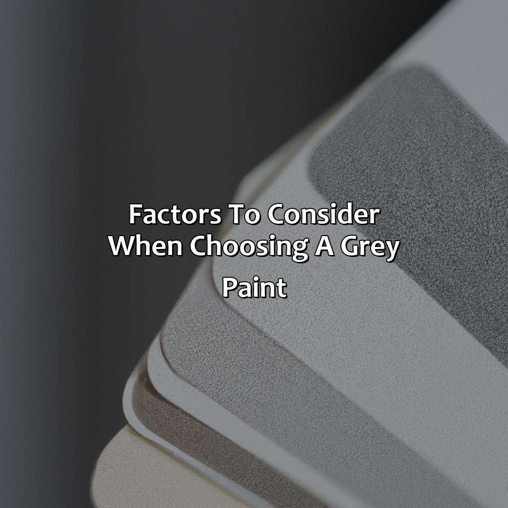 Factors To Consider When Choosing A Grey Paint  - Different Shades Of Grey Paint, 