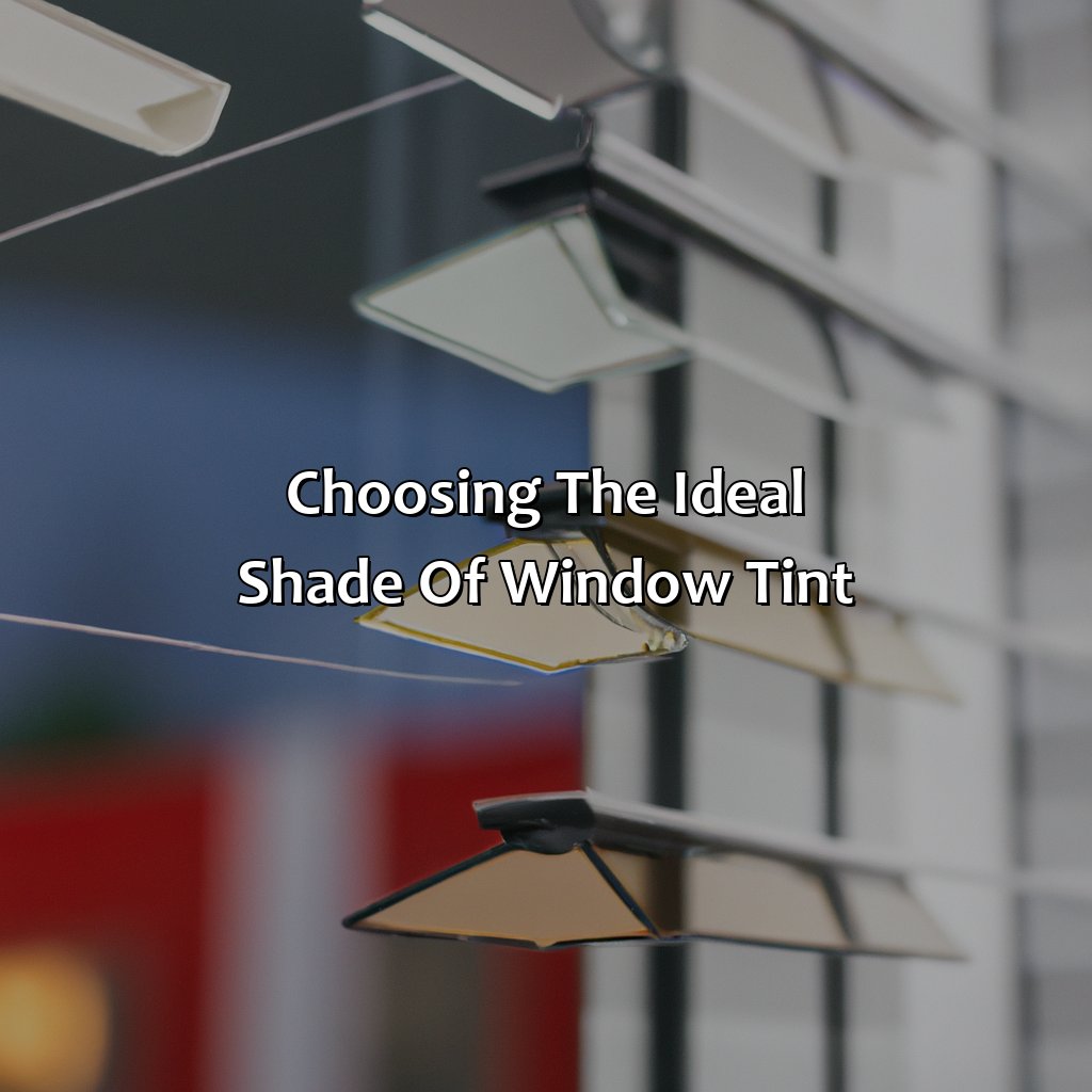 Choosing The Ideal Shade Of Window Tint - Different Shades Of Window Tint, 