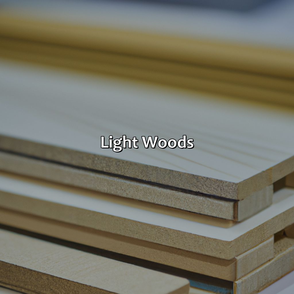 Light Woods  - Different Shades Of Wood, 