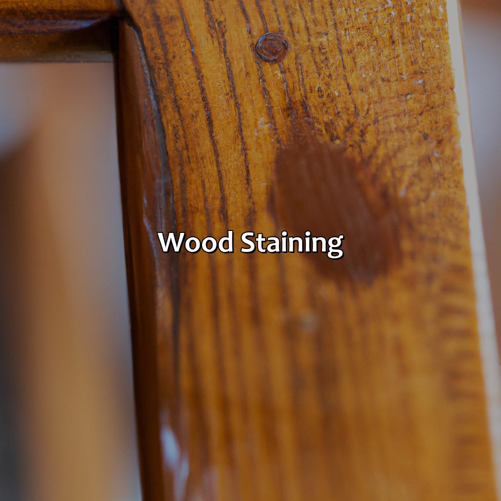 Wood Staining  - Different Shades Of Wood, 