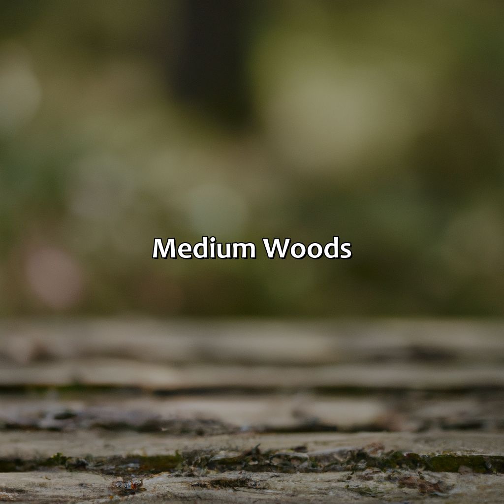 Medium Woods  - Different Shades Of Wood, 