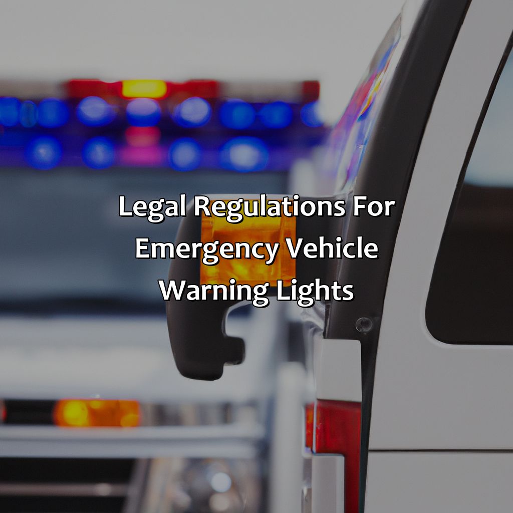 Legal Regulations For Emergency Vehicle Warning Lights  - Emergency And Public Safety Agencies Can Use What Color Warning Lights On Their Vehicles?, 