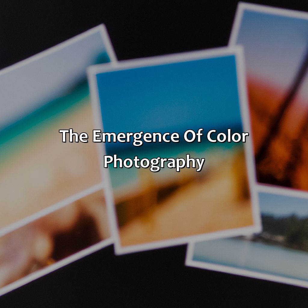 The Emergence Of Color Photography  - For What Purpose Was Color Photography First Widely Used?, 