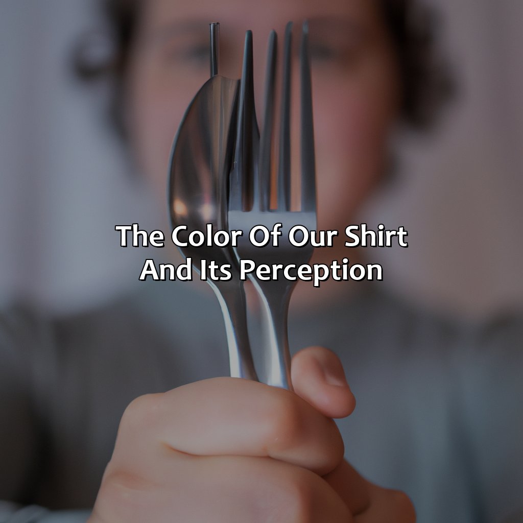 The Color Of Our Shirt And Its Perception  - Fork Spoon Knife What Color Is My Shirt, 