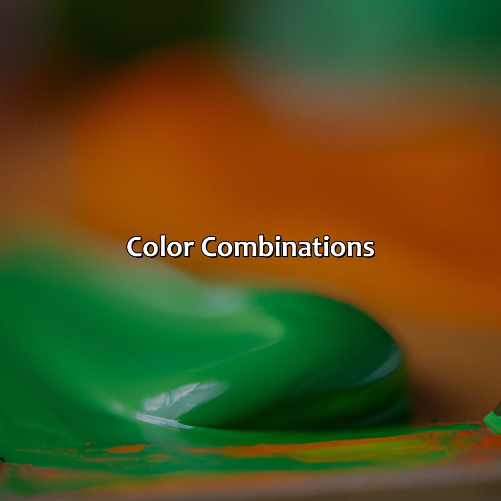 Color Combinations  - Green And Orange Make What Color, 