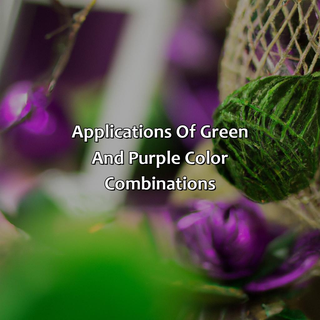 Applications Of Green And Purple Color Combinations  - Green And Purple Make What Color, 