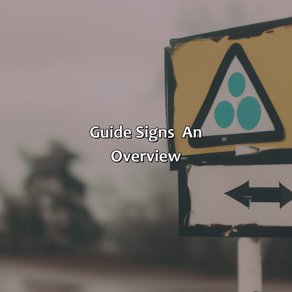 Guide Signs - An Overview  - Guide Signs Are What Color, 