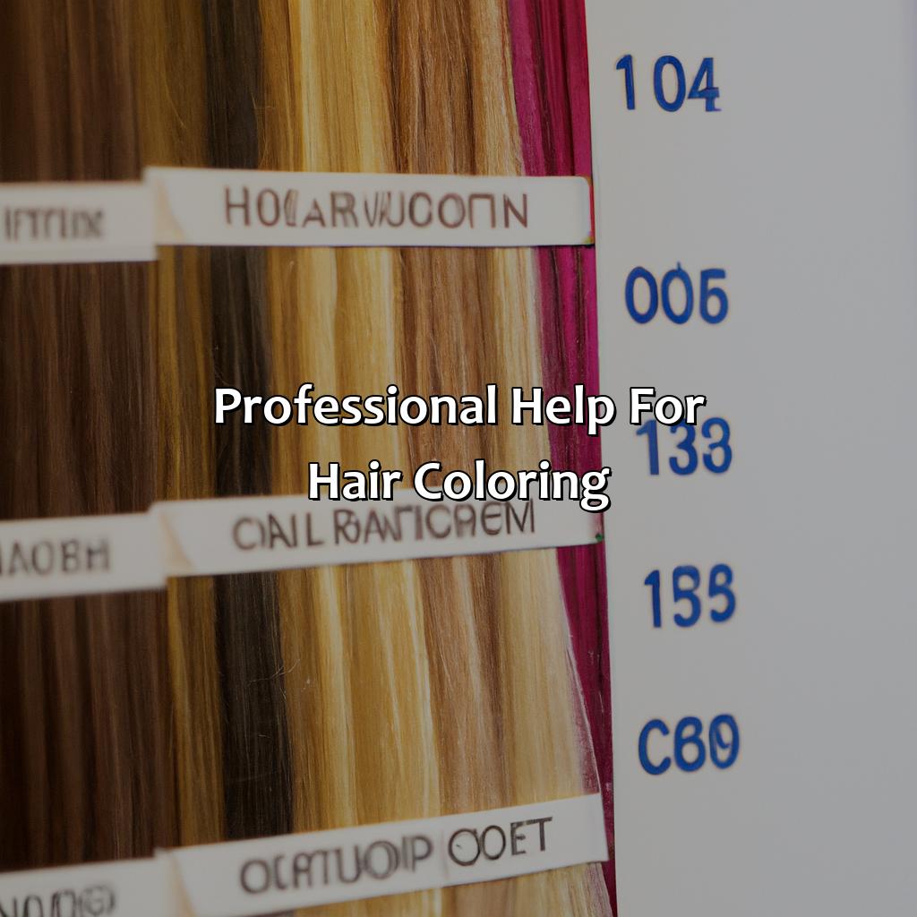 Professional Help For Hair Coloring  - How To Know What Hair Color Suits You, 