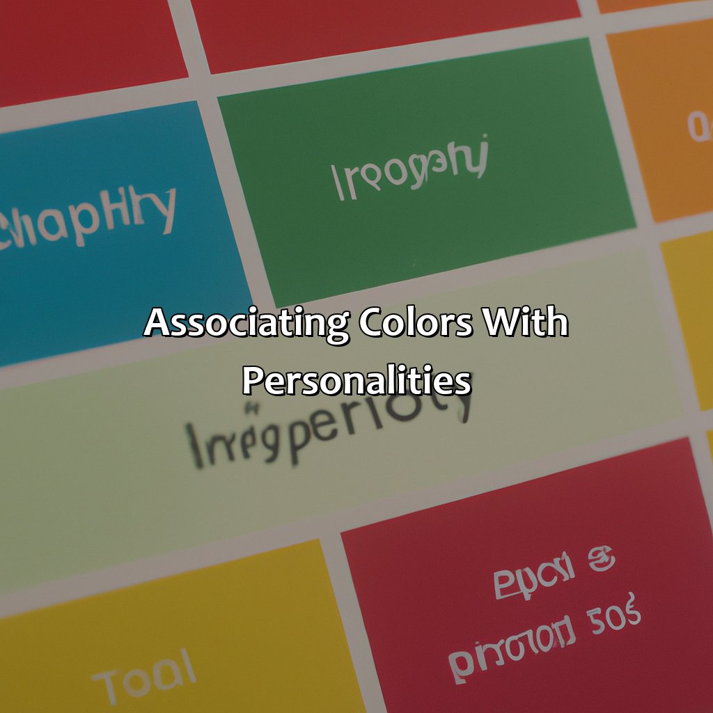 Associating Colors With Personalities  - If I Was A Color What Color Would I Be, 