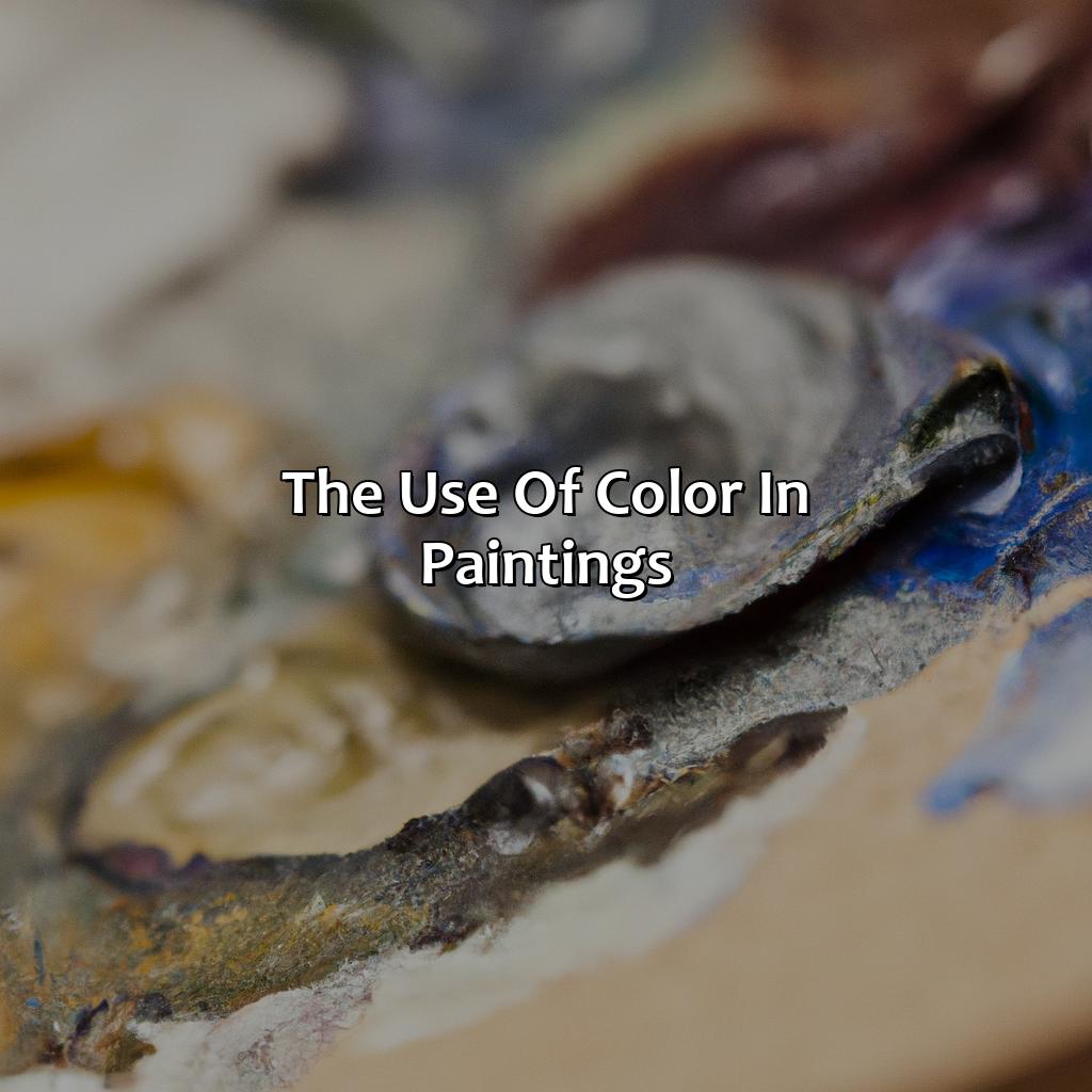 The Use Of Color In Paintings  - In The Painting Above, The Artist Used Color To Create What He Called __________________., 