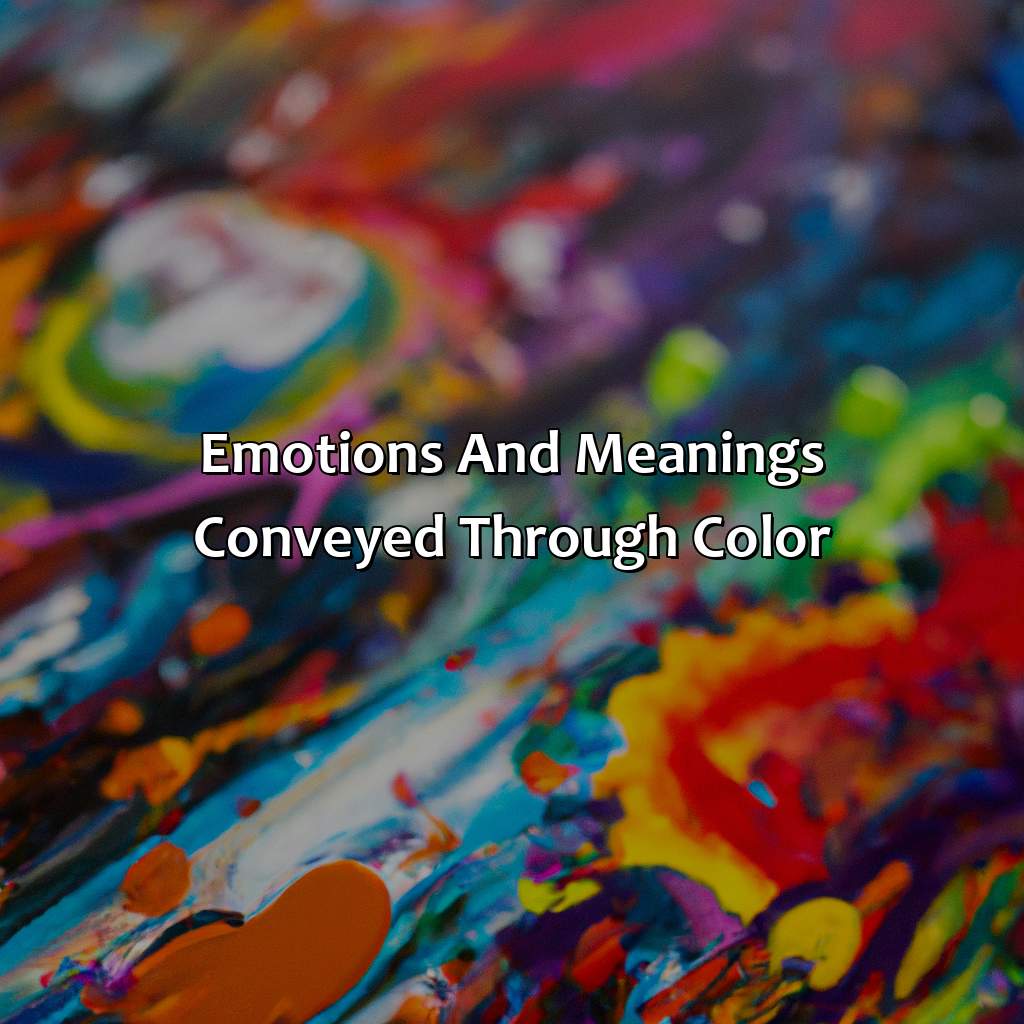 Emotions And Meanings Conveyed Through Color  - In The Painting Above, The Artist Used Color To Create What He Called __________________., 