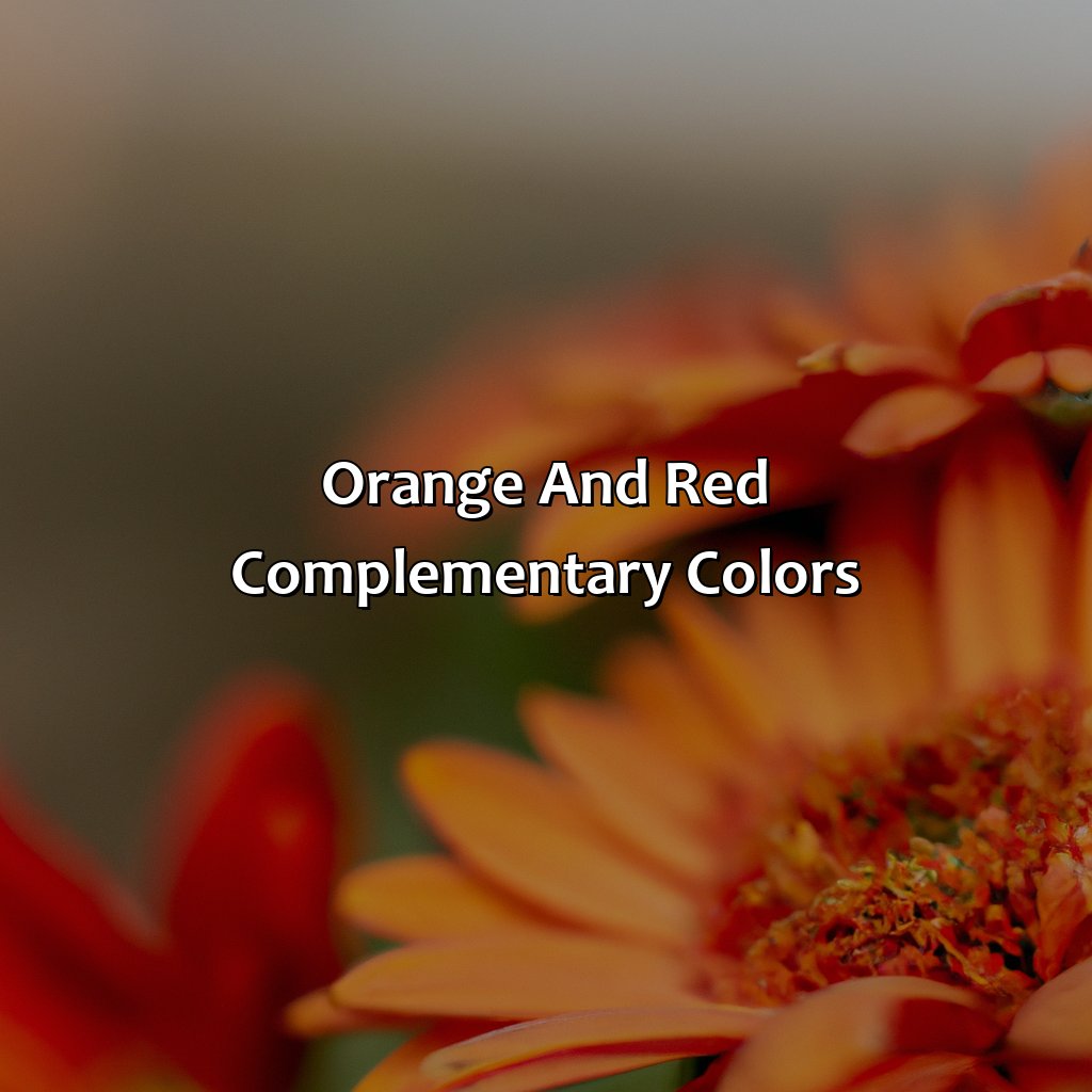 Orange And Red: Complementary Colors  - Orange And Red Is What Color, 