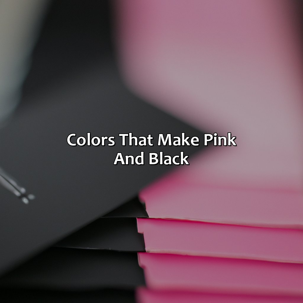 Colors That Make Pink And Black  - Pink And Black Make What Color, 