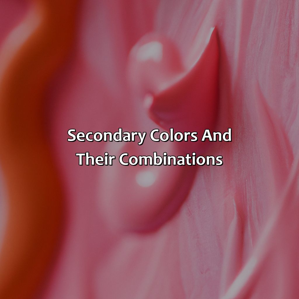 Secondary Colors And Their Combinations  - Pink And Orange Make What Color, 