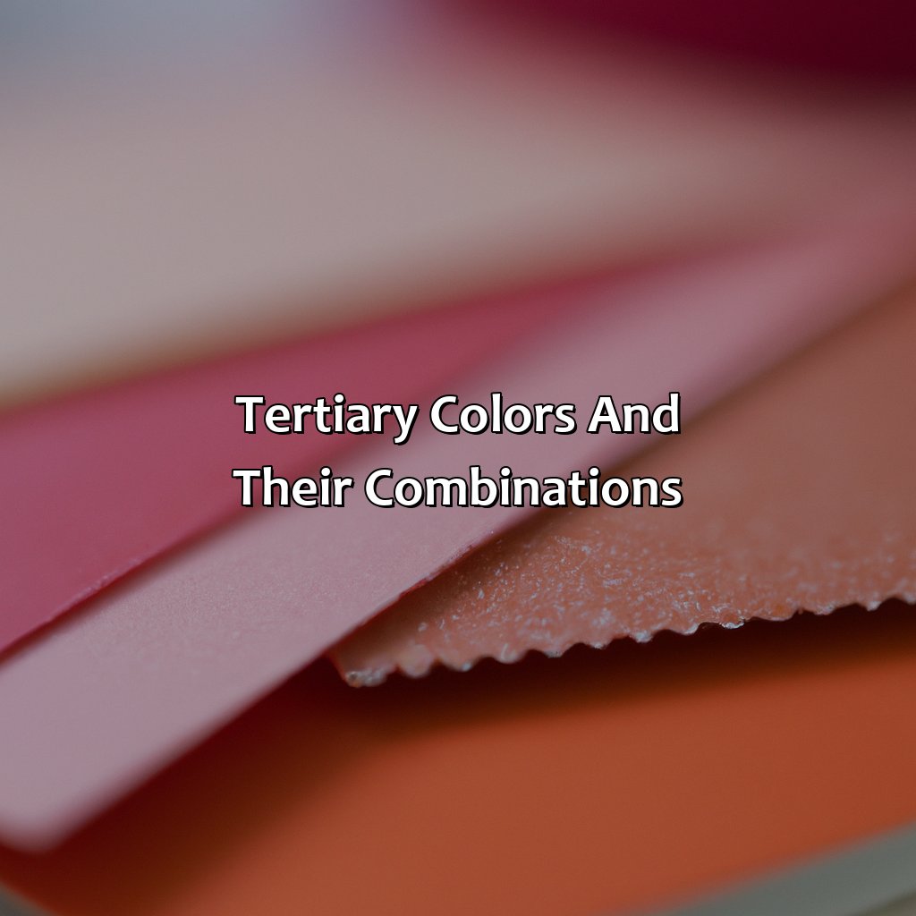 Tertiary Colors And Their Combinations  - Pink And Orange Make What Color, 
