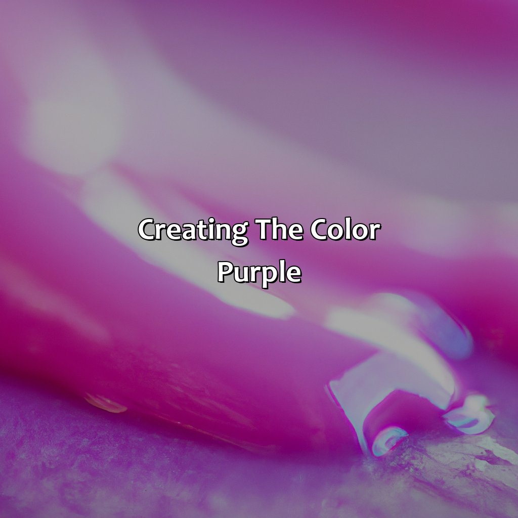 Creating The Color Purple  - Pink And Purple Make What Color, 