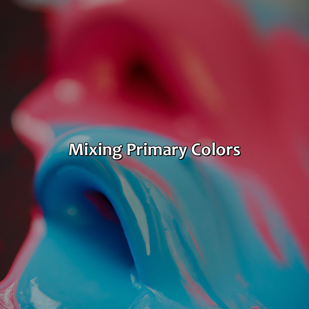 Mixing Primary Colors  - Pink Plus Blue Makes What Color, 
