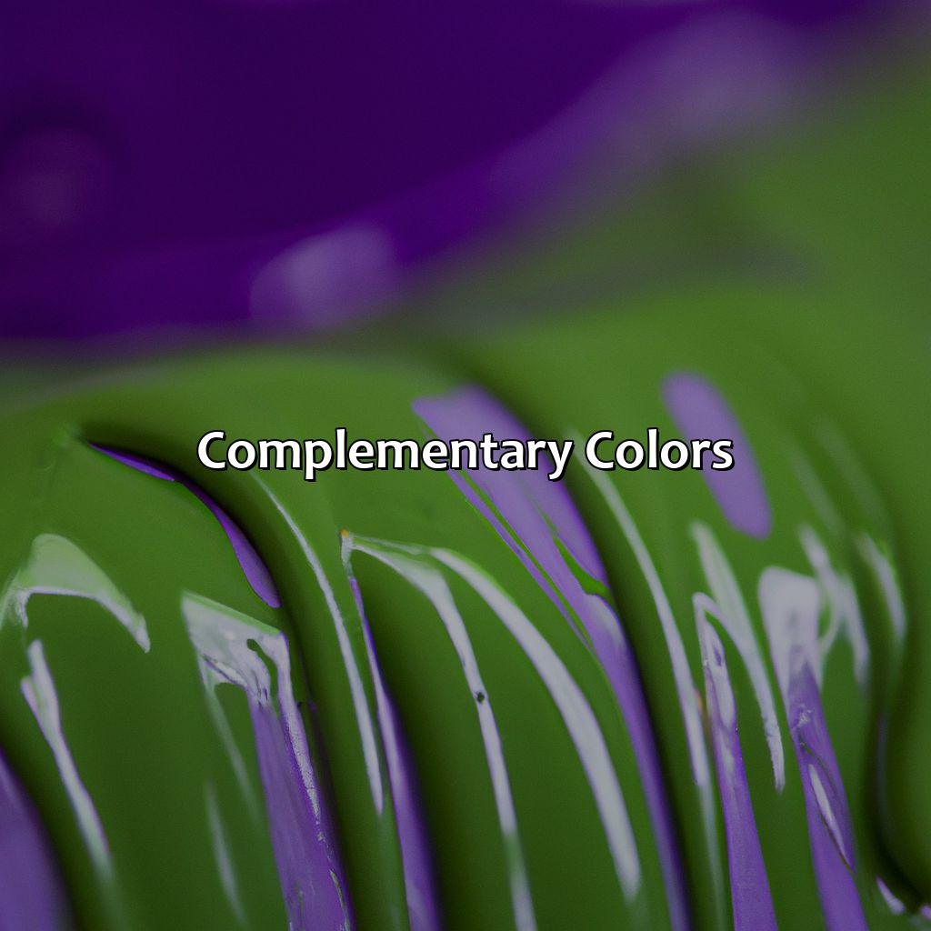 Complementary Colors  - Purple And Green Make What Color, 