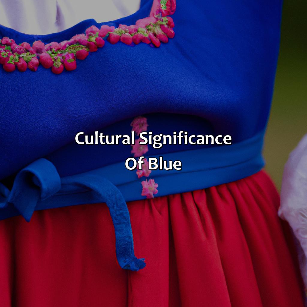 Cultural Significance Of Blue  - Red And Blue And White Is What Color, 
