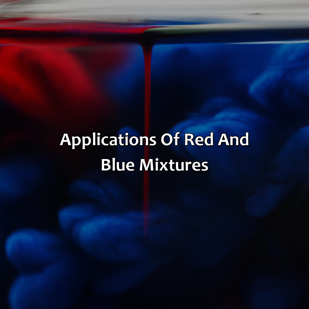 Applications Of Red And Blue Mixtures  - Red And Blue Mixed Together Make What Color, 
